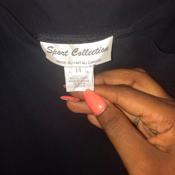 Sport Collection Women's Navy Maxi Wrap Skirt 14 - Picture 4 of 8